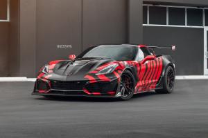 2019 Chevrolet Corvette ZR1 by NUR Performance on Strasse Wheels (SV1 Deep Concave FS)